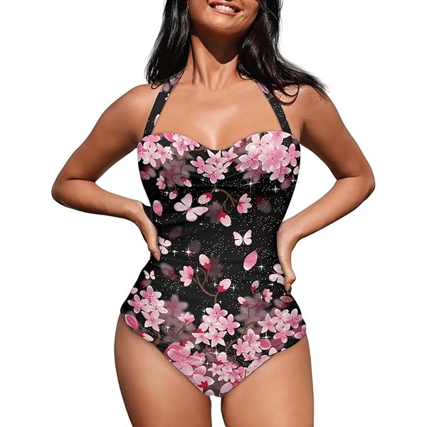 Hurley フローラルプリント ワンピース水着 Swimwear 1 piece women - Flower scrunch | Hurley